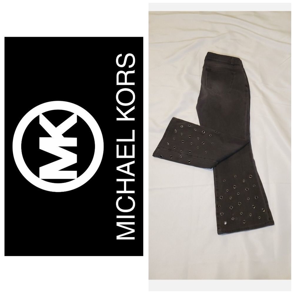 Michael Kors Grommet Crop Jean sz 2